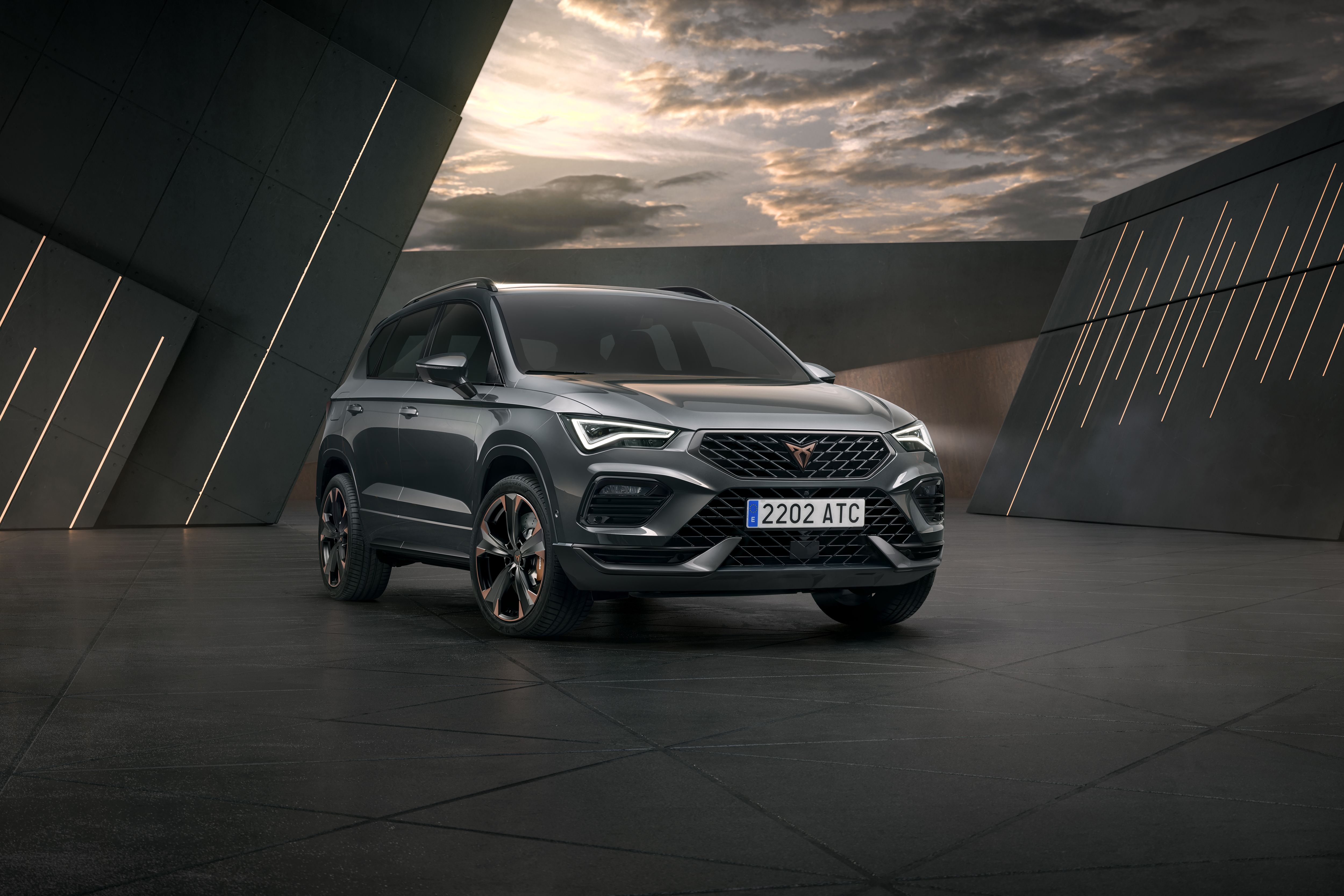 Model samochodu CUPRA Ateca w kolorze Rodium 